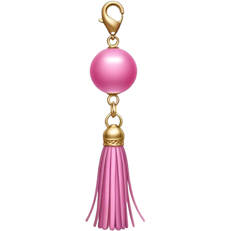 pink ade tassel pendant emoji