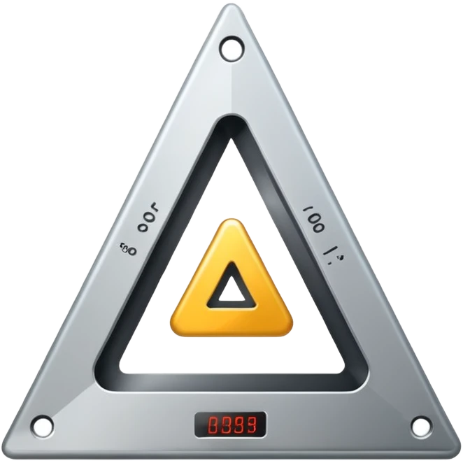  triangle measurement scale emoji