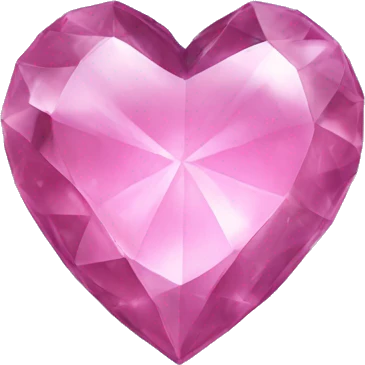 Cristal heart emoji