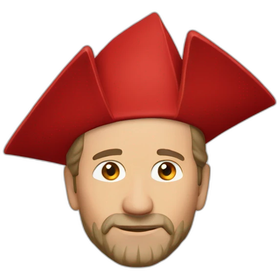 ralph fiennes cardinal religious hat emoji