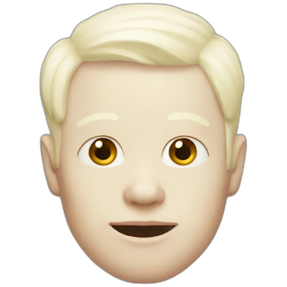 Albino man emoji
