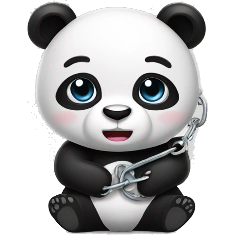 panda handcuffed  emoji