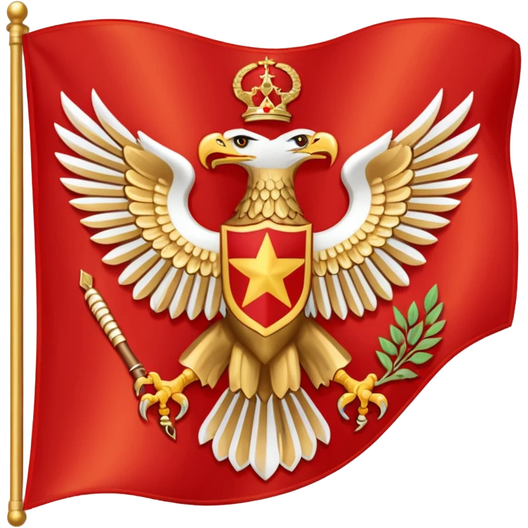Aramean syriac eagle flag emoji