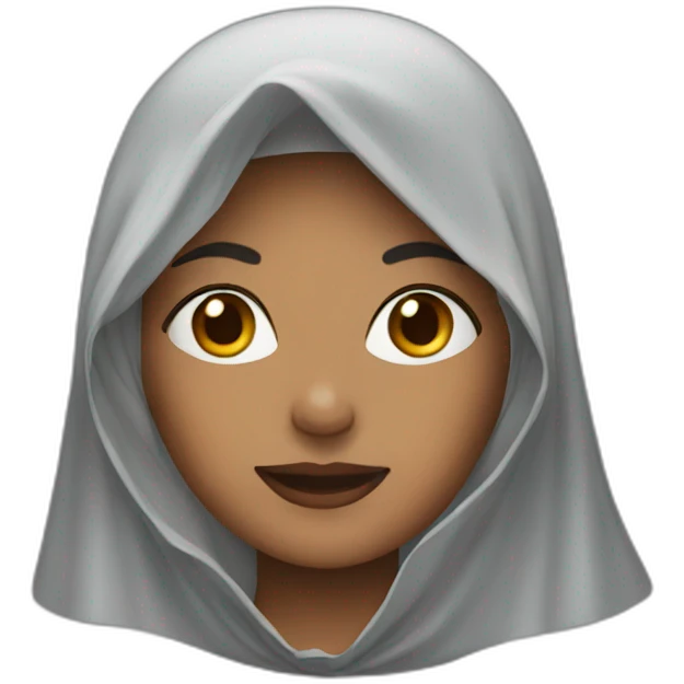 a woman wearing a veil emoji