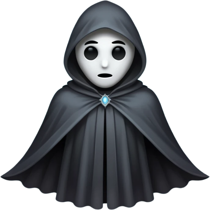 Shadowy Phantom with Cloak emoji