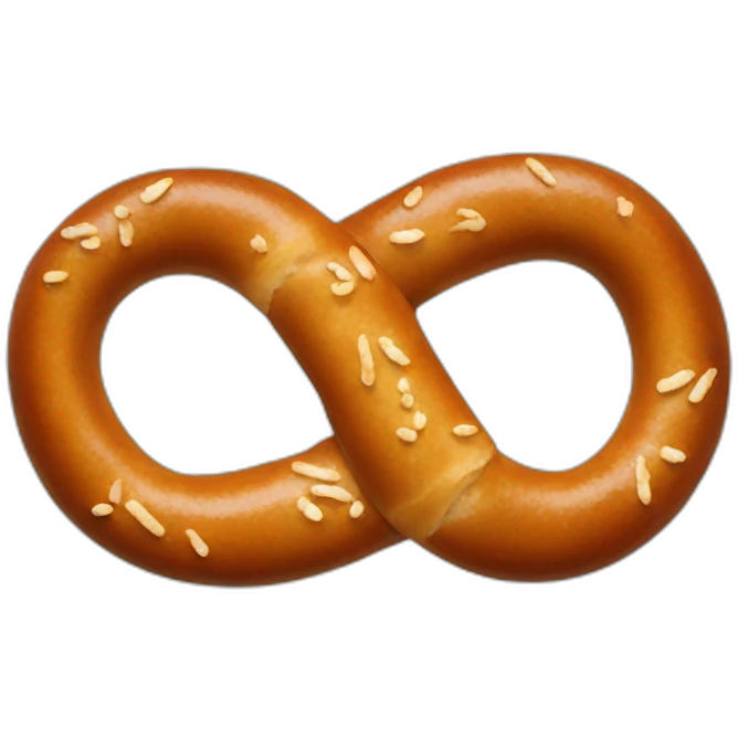 pretzel emoji