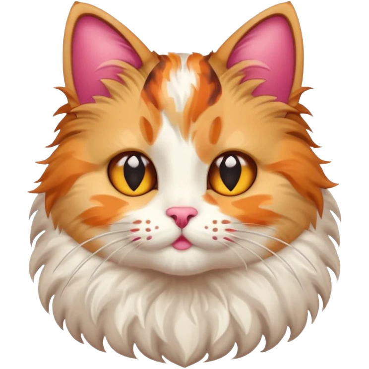 cat with hearts emoji