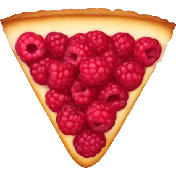 Raspberry slice emoji