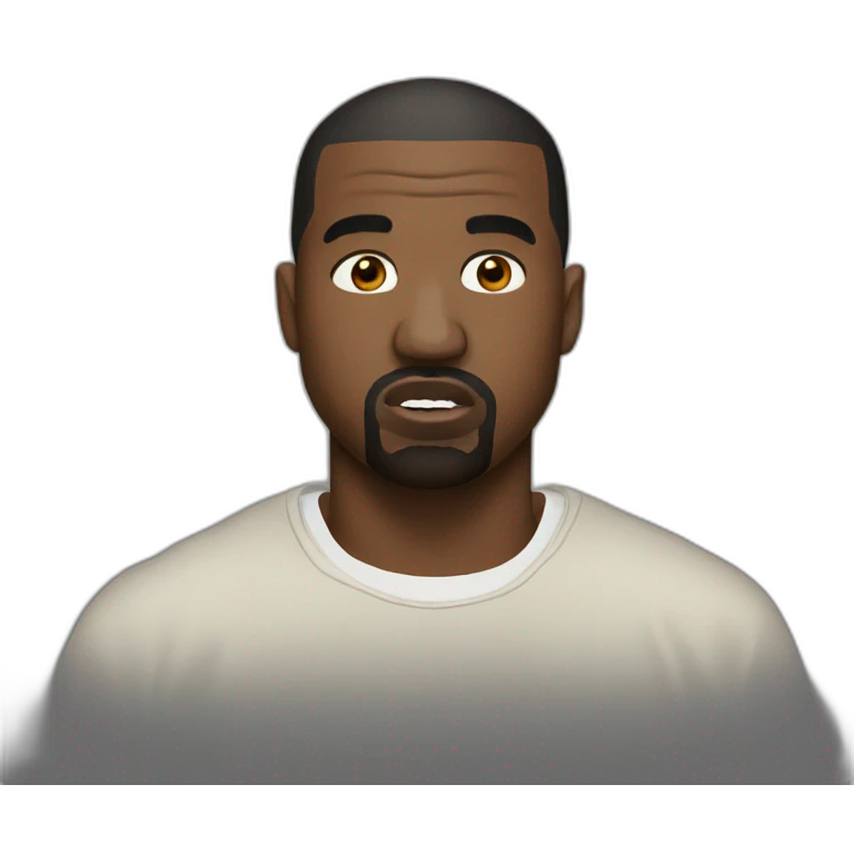 kanye west face emoji