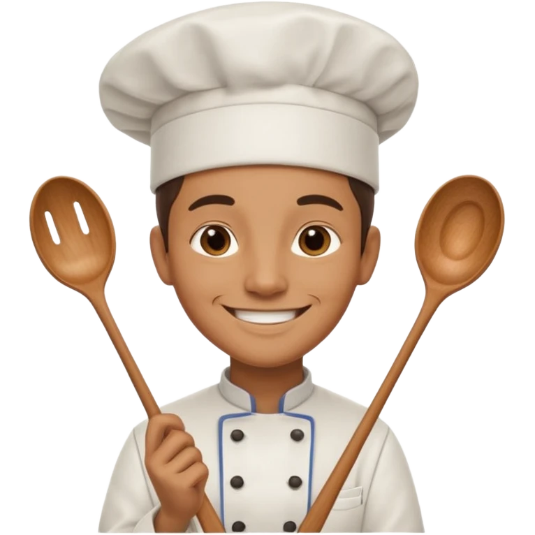 Chef with Spoons emoji