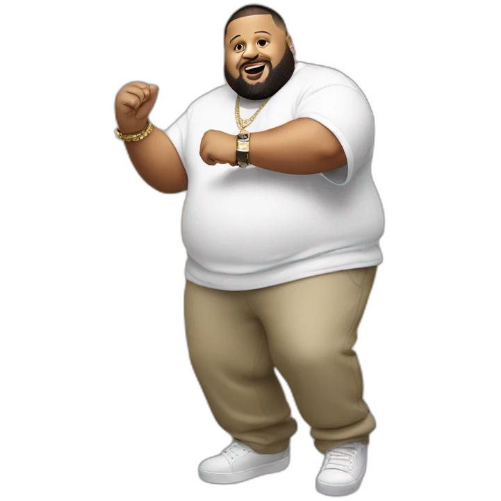 fat dj khaled dancing emoji