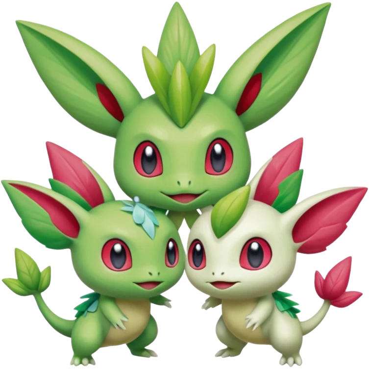 Ugly Fey Toony Axew-Celebi-Shaymin emoji