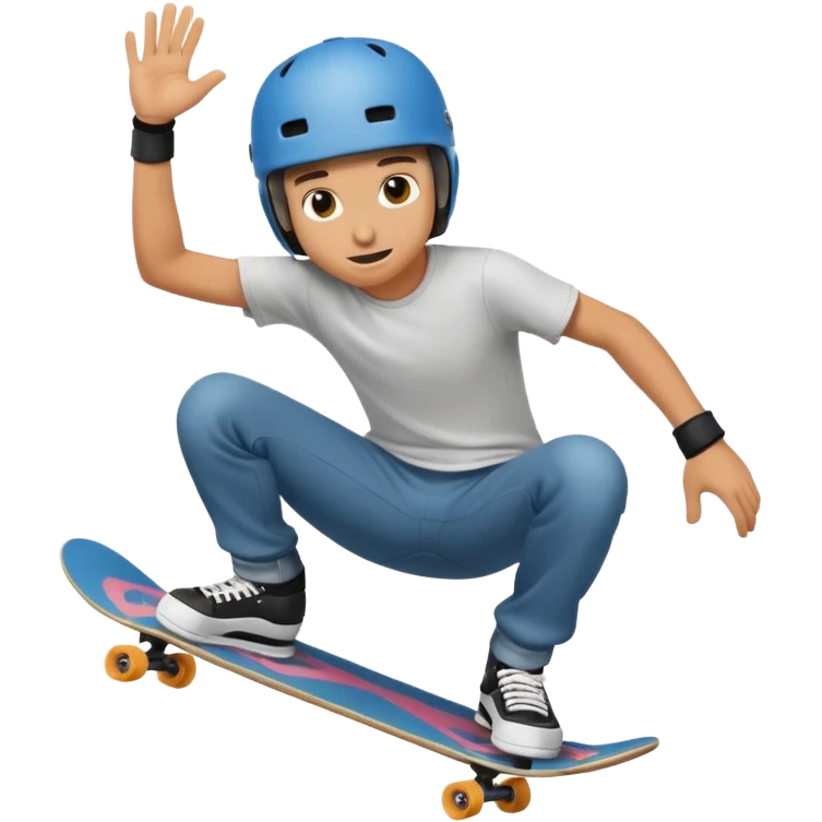 Skateboarder emoji