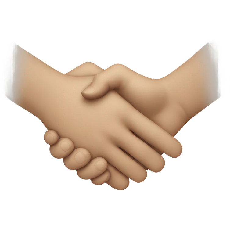 Handshake lock emoji