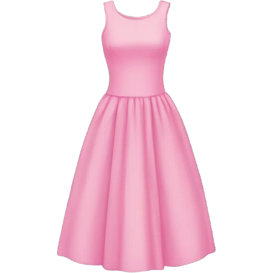 Pink dress emoji