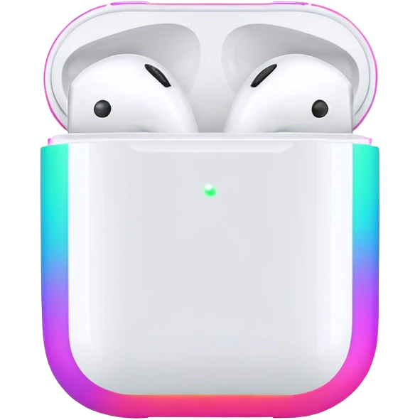 Neon airpods emoji