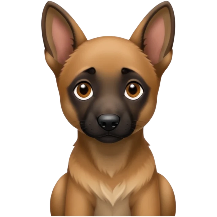 Belgian malinoise puppy emoji