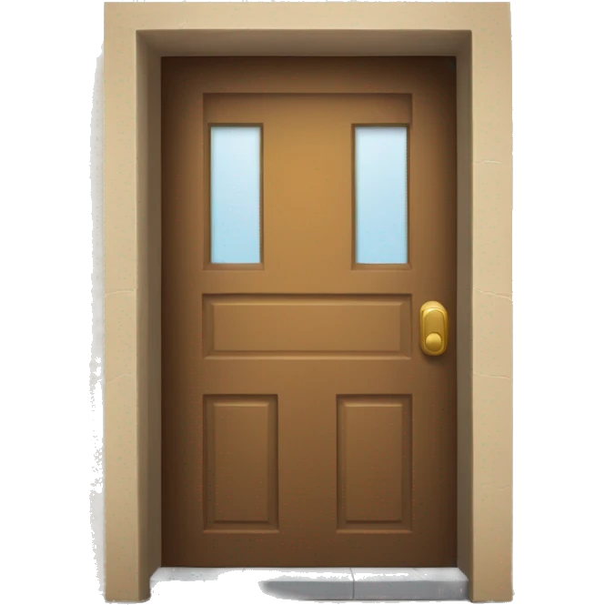 DOOR WITH MUSIC NOTES ON IT emoji