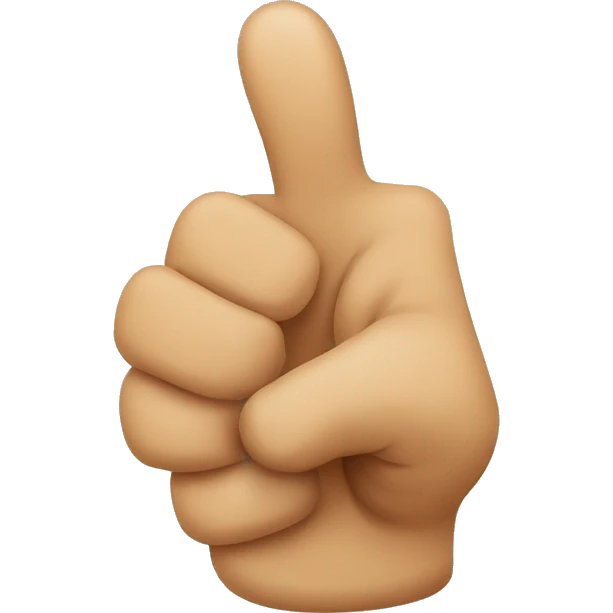 Maori thumbs up emoji