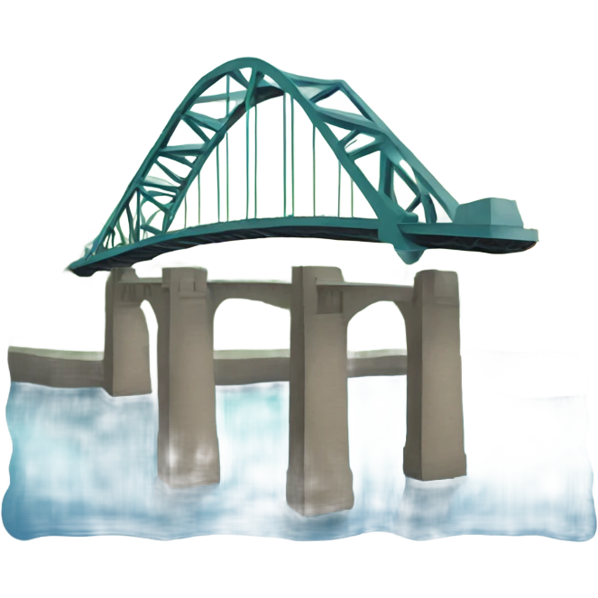 Memphis bridge emoji