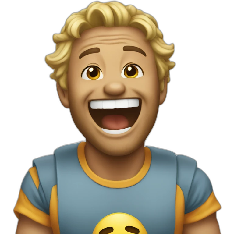 Laughing veryy hard emoji