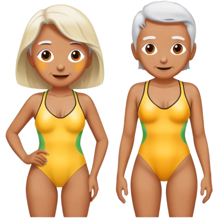 senior in swimsuit emoji