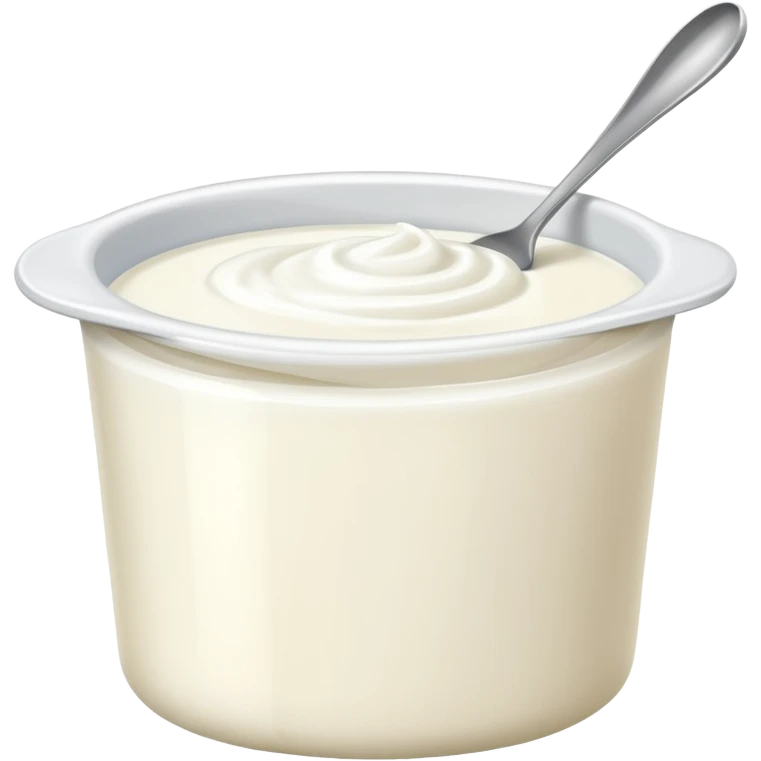 a tub of yoghurt emoji