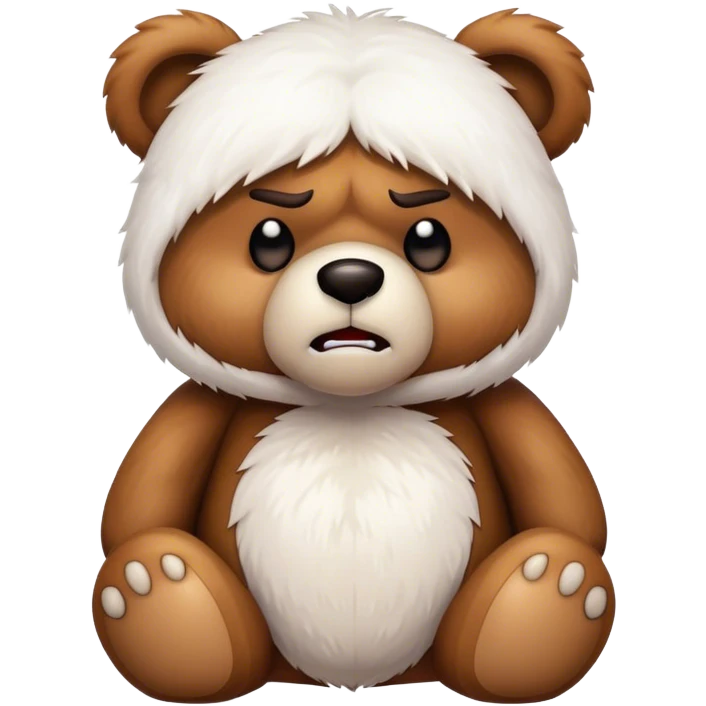 Angry Teddy emoji