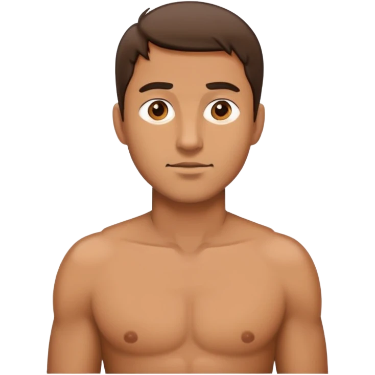 half man looking side by stabndingf emoji