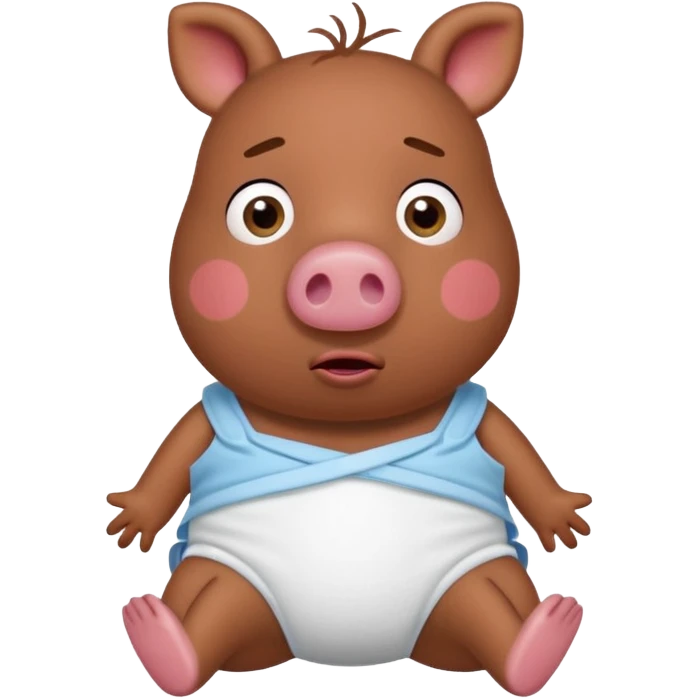 pepa pig kaka open snijd emoji