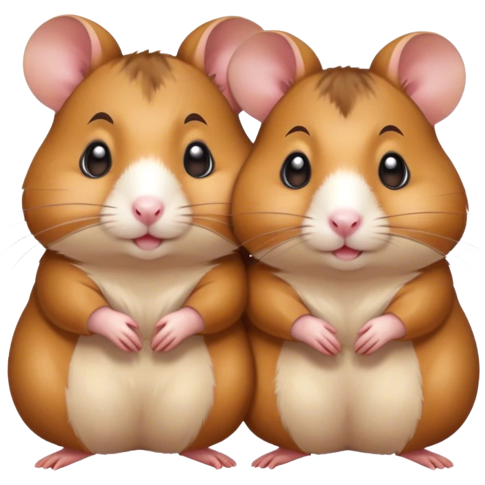 Sister hamsters  emoji