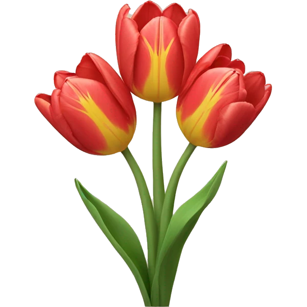 Tulips emoji