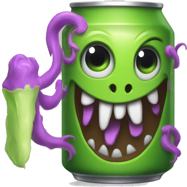 Canette de monsters emoji