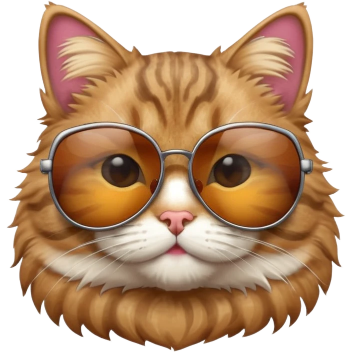 Cat wearing sunglasses emoji