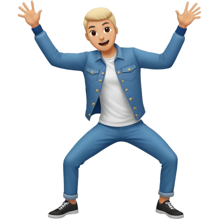 playing epic air guitar emoji