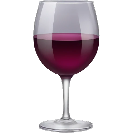 Wine glass emoji