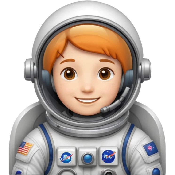 happy astronaut emoji