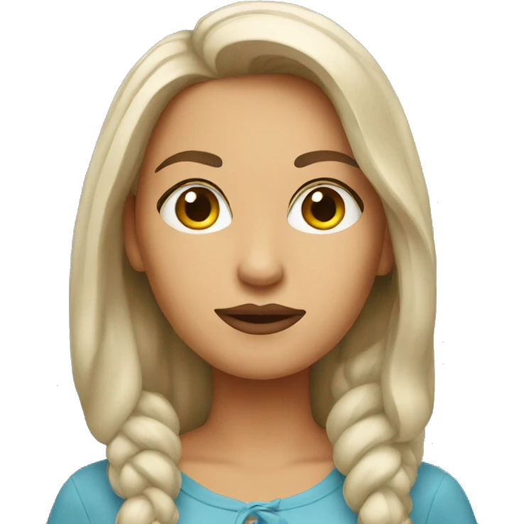 memoji pensive woman emoji