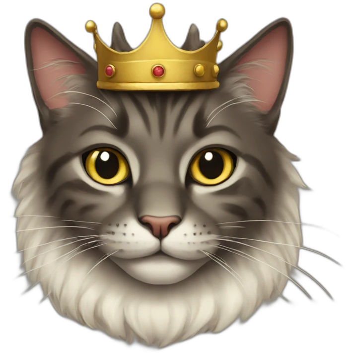 King cat emoji