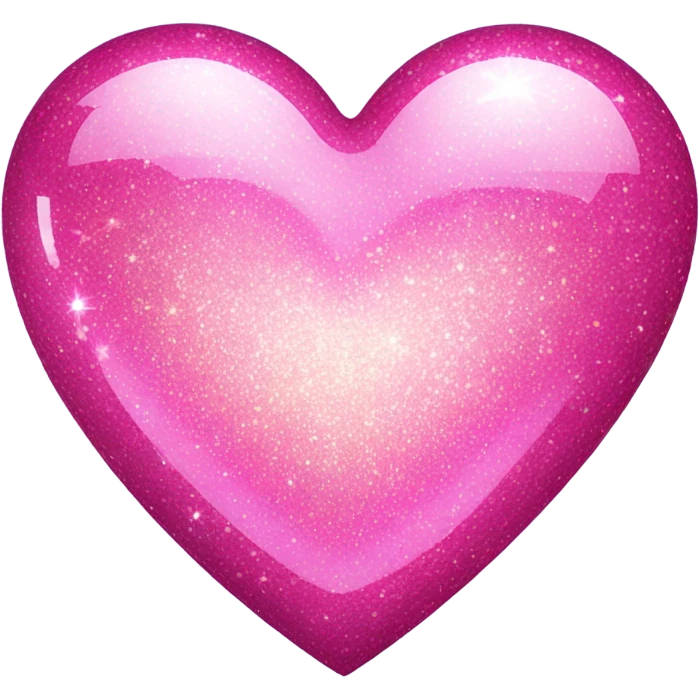 pink sparkly heart  emoji