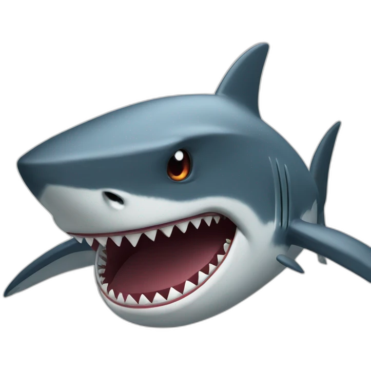 Shark angry emoji