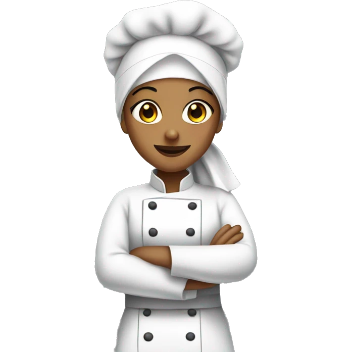 Hijabi chef funny emoji