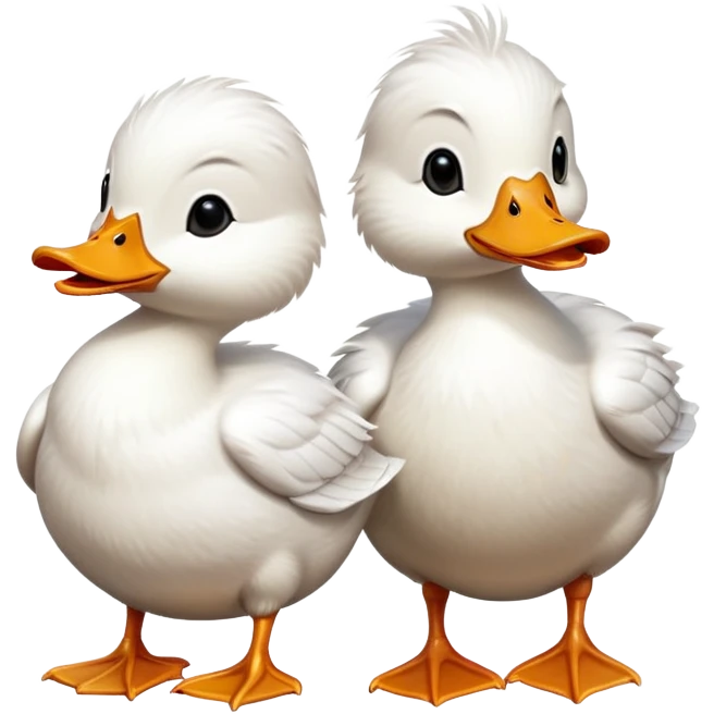Duck couple emoji