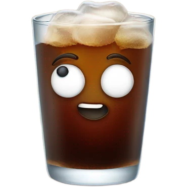 Gummy bear holding a root beer  emoji