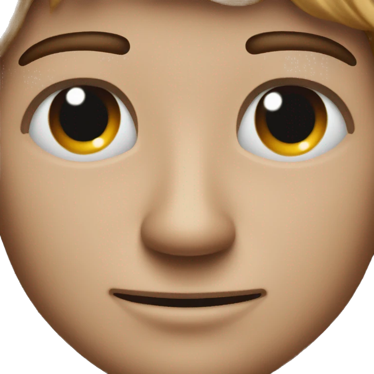 A guy with aortas for eyes emoji