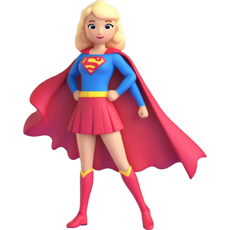 Supergirl from DC comics emoji