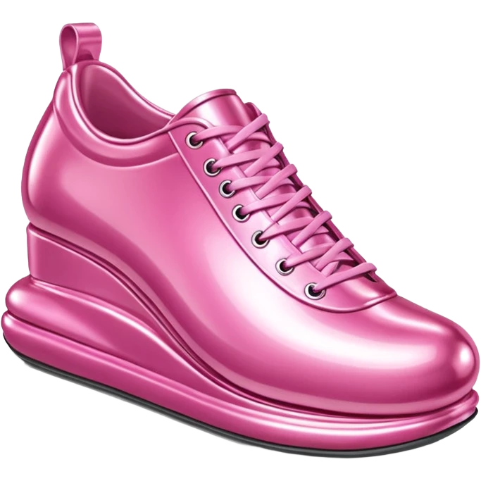 Jeff Koons style spam shoe sculpture  emoji