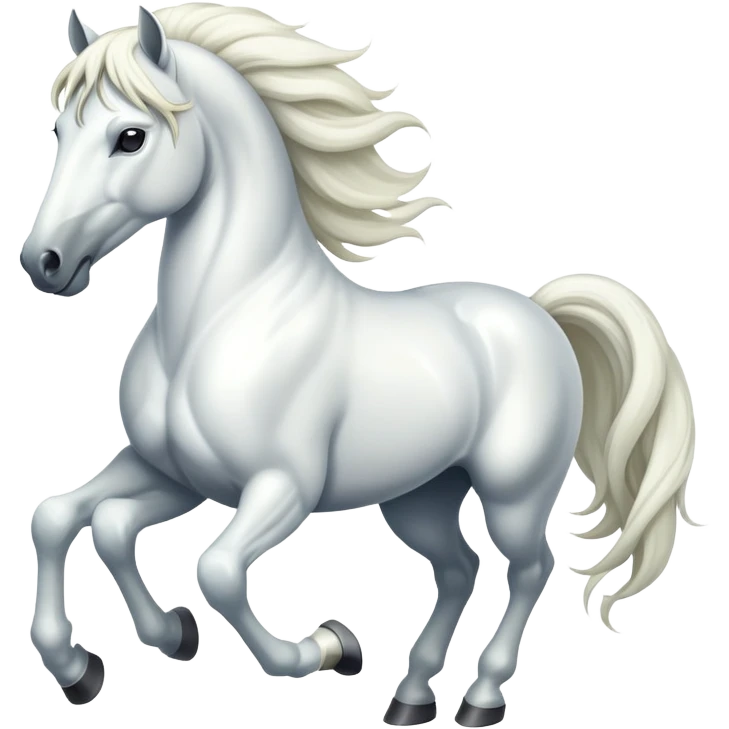 White horse emoji