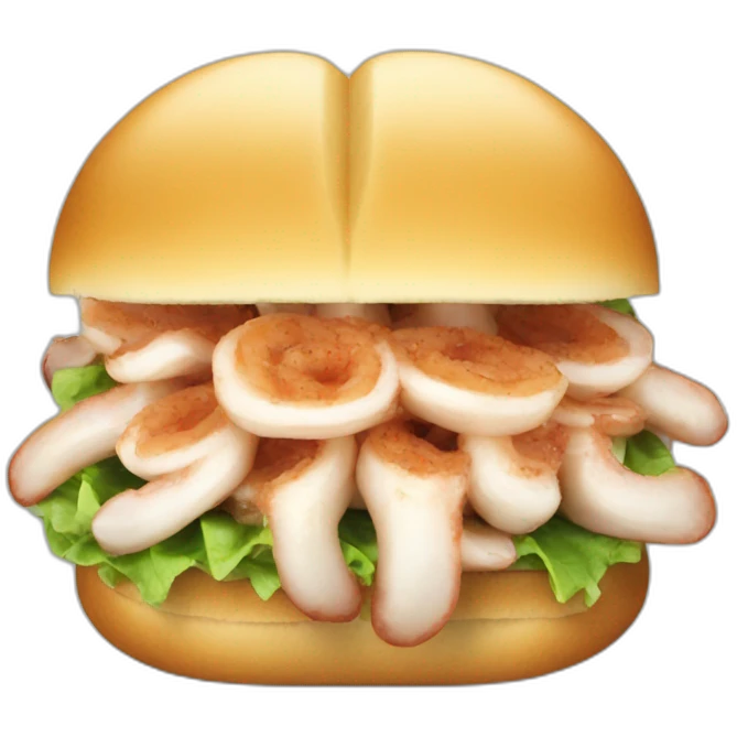 squid sandwich emoji