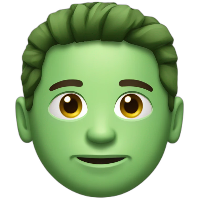 messi with green skin emoji